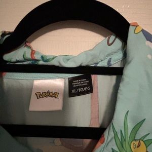 Pokemon Hawaiian Button Up Shirt